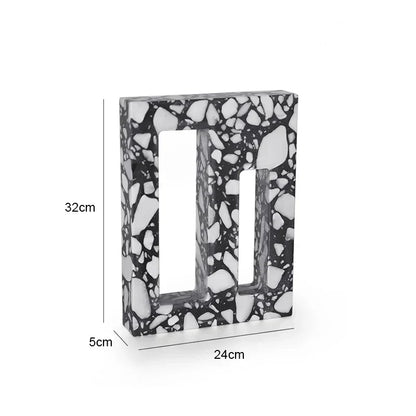 DecorBites™ Archway Terrazzo Sculpture for Home Decor