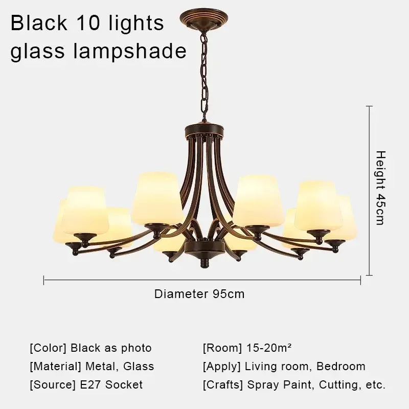 DecorBites™ Crystal Chandelier Ceiling Lights for Modern Living Spaces