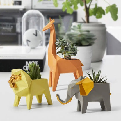 "DecorBites™ Giraffe 3D Papercraft Sculpture for Home & Office Decor - Handmade Origami Model"