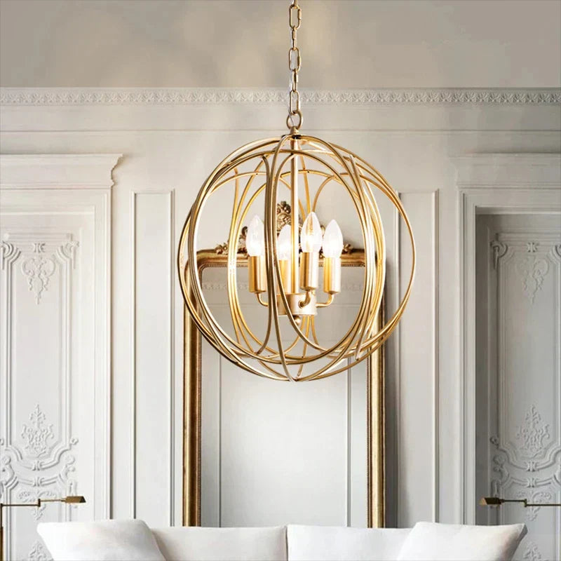 ™ Gold Crystal Chandelier: Modern Dining Room Kitchen Bedroom Ceiling Light