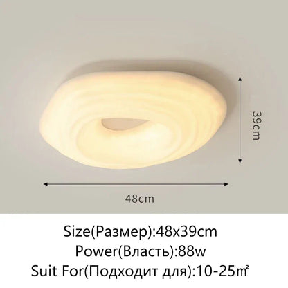 DecorBites™ Cloud LED Ceiling Chandelier for Modern Living Room, Bedroom, Dining Room, and Aisle Lighting.