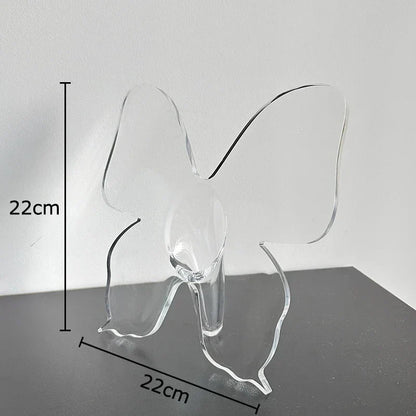 DecorBites™ Butterfly Vase: Desk Decor, Flower Arrangement Pot for Room Aesthetic