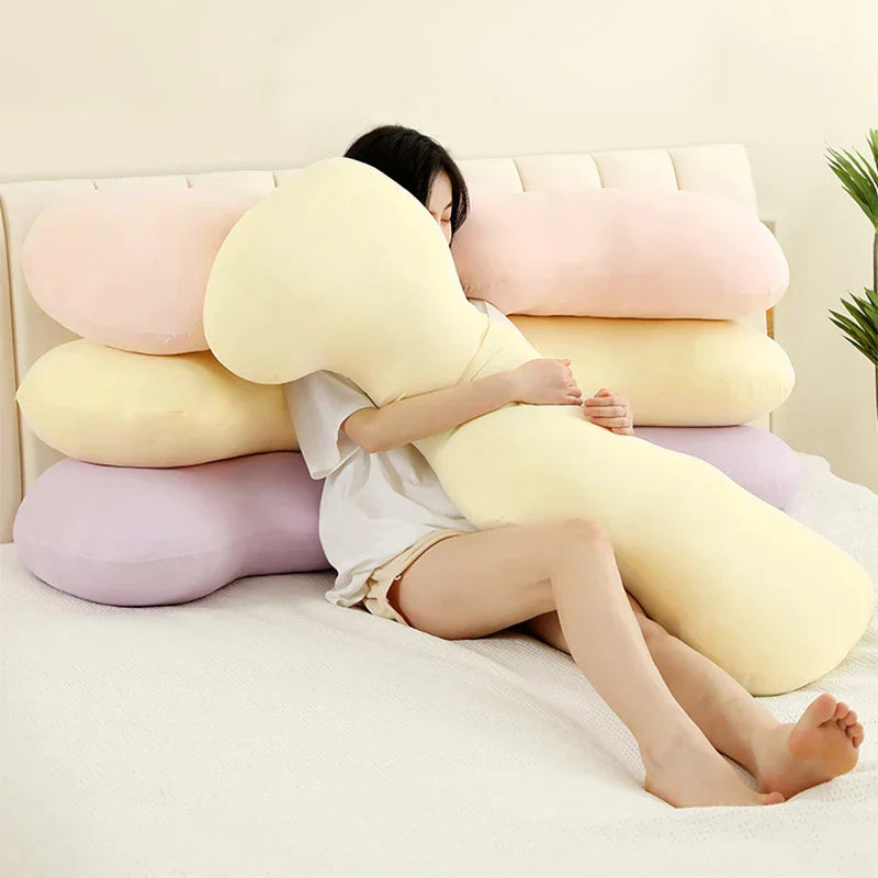 DecorBites™ Ice Cream Wavy Soft Plush Pillow for Girls Bedroom & Sofa