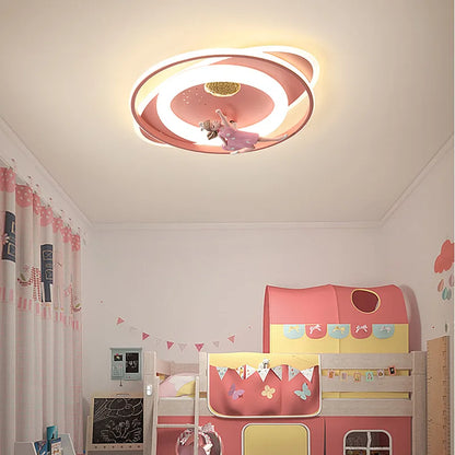 DecorBites™ Astronaut Kids Bedroom Ceiling Light - Modern Boys Girls Room Lighting Fixtures