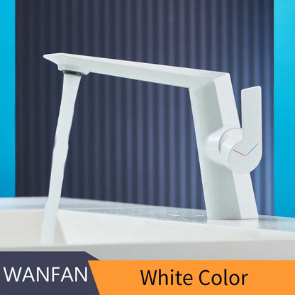 DecorBites™ Black Basin Faucet Single Handle Bathroom Sink Mixer Tap