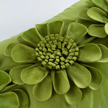DecorBites™ Handmade Flower Cushion Cover - Elegant Home Decor Pillows