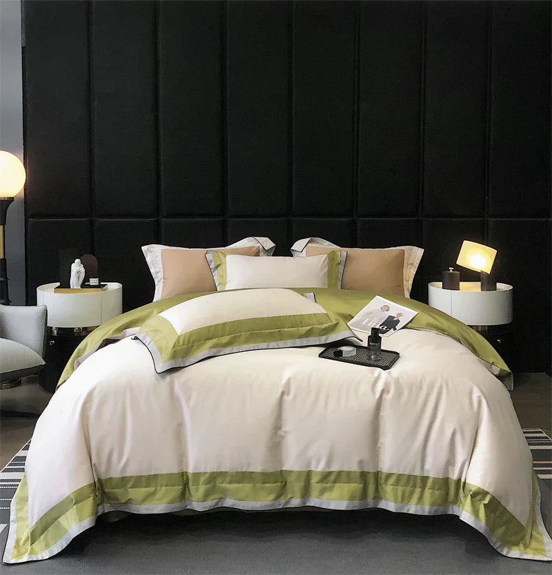 DecorBites™ 1000TC Egyptian Cotton Luxury Hotel Bedding Set - Queen/King Size