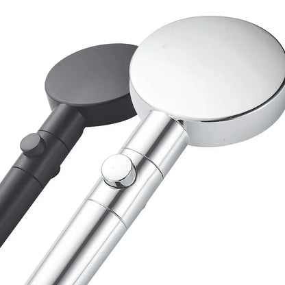 DecorBites™ 5-Function Shower Head with Stop Button, 10cm Panel, Silicone Gel Holes