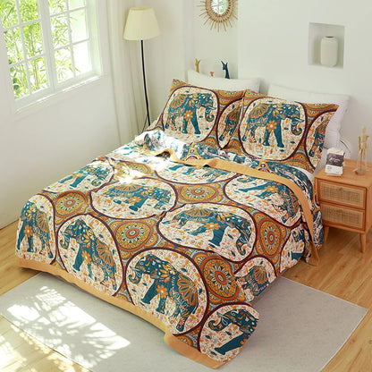 DecorBites™ Cotton Gauze Towel Blanket - Double Sided Yarn-Dyed Jacquard for Adult and Children
