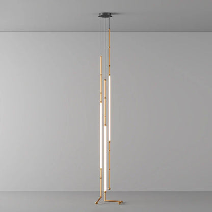 DecorBites™ Art Deco Gold Black LED Designer Pendant Light for Dinning Room