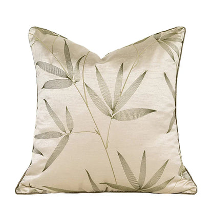 DecorBites™ Gold Quatrefoil Geometric Jacquard Pillow Cover - Luxury Home Decor