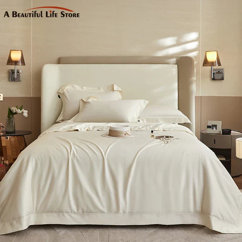 DecorBites™ 1400TC Pima Cotton Cozy Bedding Set: Soft, Breathable, Queen King Size Duvet Cover, Sheet, Pillowcases
