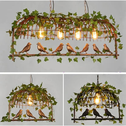 DecorBites™ Birdcage Pendant Lights for Chic Decor - Garland Hanging Lamps