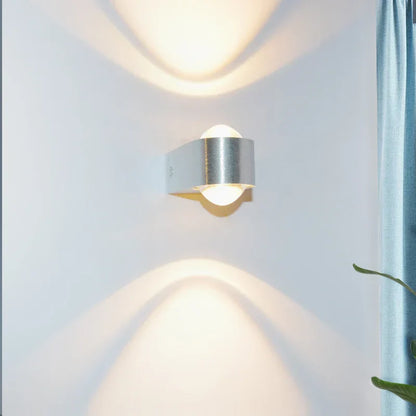 DecorBites™ LED Wall Lamp Up/Down Light Aluminum Sconce Bedroom Decor Acrylic Abajur