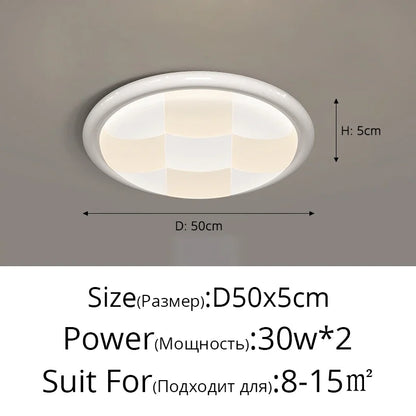 DecorBites™ Cream Style LED Ceiling Lights - Modern, Simple, Atmospheric Lighting for Home