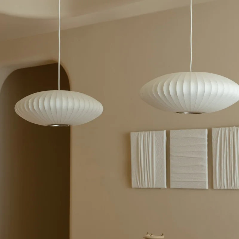 DecorBites™ Bubble Silk Pendant Chandelier for Dining Living Room Kitchen Island & Bedroom