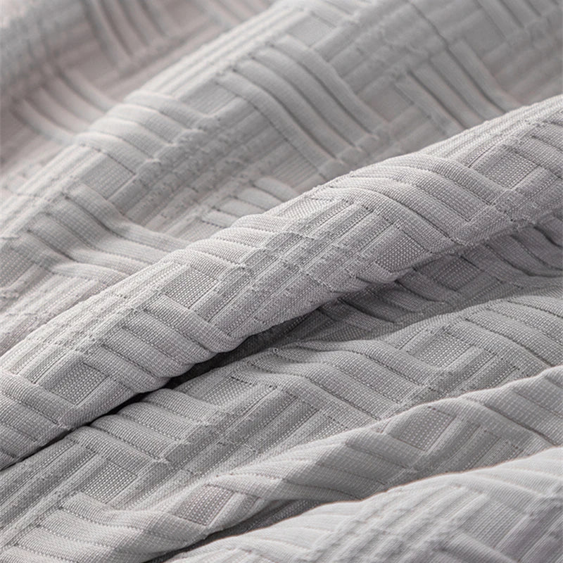 DecorBites™ Knitted Waffle Summer Quilt: Soft, Breathable, Cooling, Machine Washable, Thin & Skin-friendly