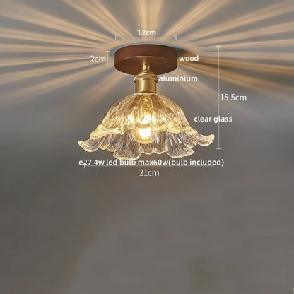 DecorBites™ LED Ceiling Light Modern Style Indoor Lighting Aluminum Glass Nordic Lamp