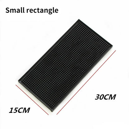 DecorBites™ Coffee Bar Cup Mat: PVC Rubber, Anti-slip, Heat Resistant, Durable Drain Mats