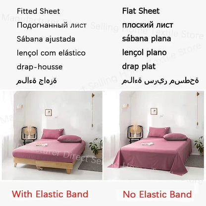 DecorBites™ Cotton King Size Embroidery Bedding Set: Soft Comforter Set with Double Duvet Cover & Sheet