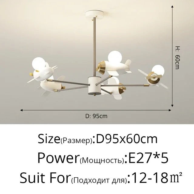 ™ Helicopter Chandeliers for Children's Room and Bedroom Lighting