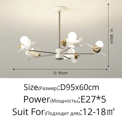 ™ Helicopter Chandeliers for Children's Room and Bedroom Lighting