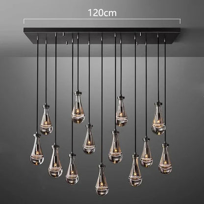 DecorBites™ LED Pendant Light Chandeliers for Living Room Staircase Indoor Lighting
