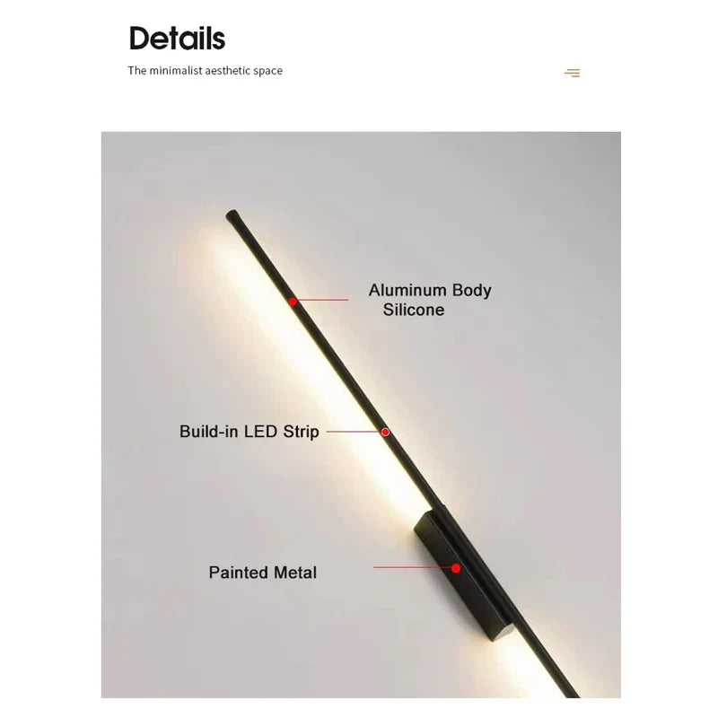 ™ Linear LED Wall Sconce for Sofa Background Lighting Fixtures