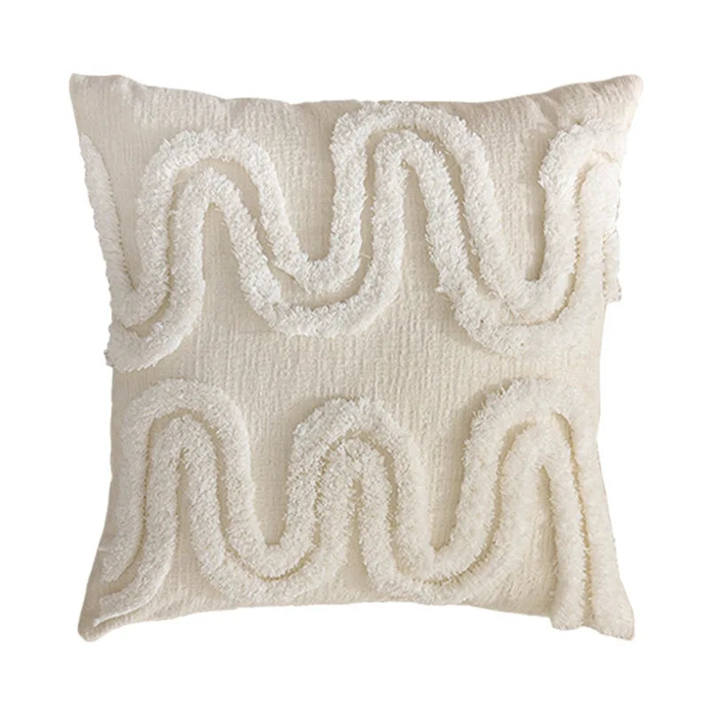 DecorBites™ Bubble Plaid Cushion Cover - Elegant Three-Dimensional Pillowcase