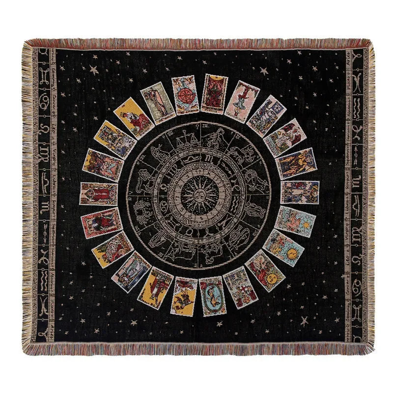 DecorBites™ Bohemian Outdoor Blanket - Luxury Tapestry Rug for Camping, Picnics, and Home Decor