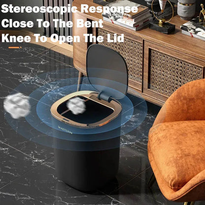 DecorBites™ 12L Smart Sensor Luxury Trash Can for Kitchen and Bathroom