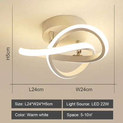 DecorBites™ LED Ceiling Light for Modern Living Room Bedroom Lighting