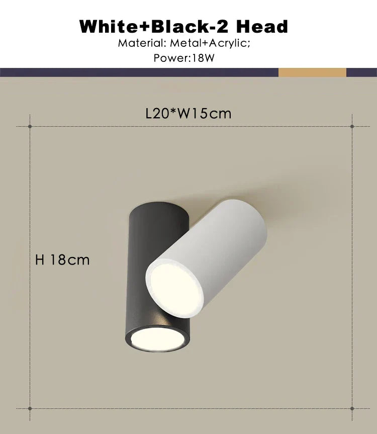 DecorBites™ 22W Dimmable Square LED Ceiling Spot Light for Indoor Lighting