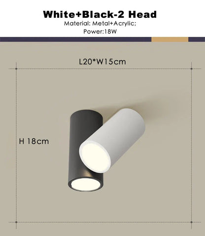 DecorBites™ 22W Dimmable Square LED Ceiling Spot Light for Indoor Lighting