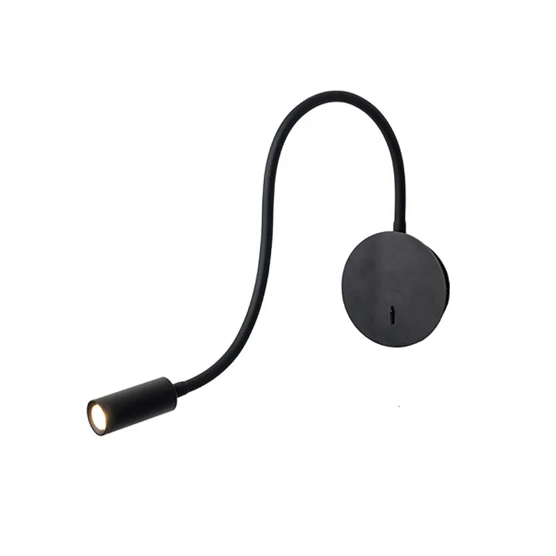 DecorBites™ 3W LED Wall Spot Light with On/Off Switch, Flexible Desk Reading Lamp