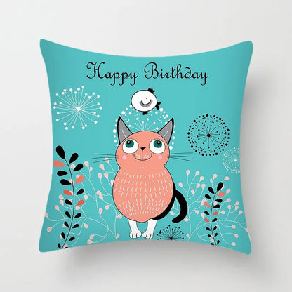 ™ Hello Cat Pillow Cover - Modern Design for Home Decor - Cute & Cozy