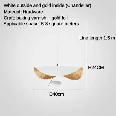 ™ LED Flying Saucer Chandelier - Modern Ceiling Light for Living Room & Bar
