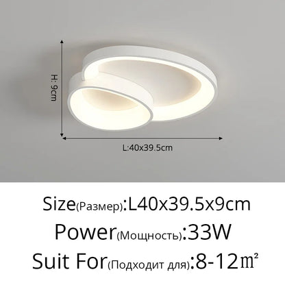 ™ LED Ceiling Chandelier Lights with Remote Control for Living Room, Bedroom, Dining Room