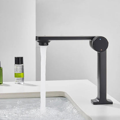 DecorBites™ Black Gold Basin Faucet Deck Mounted Mixer Tap for Modern Bathroom Sink
