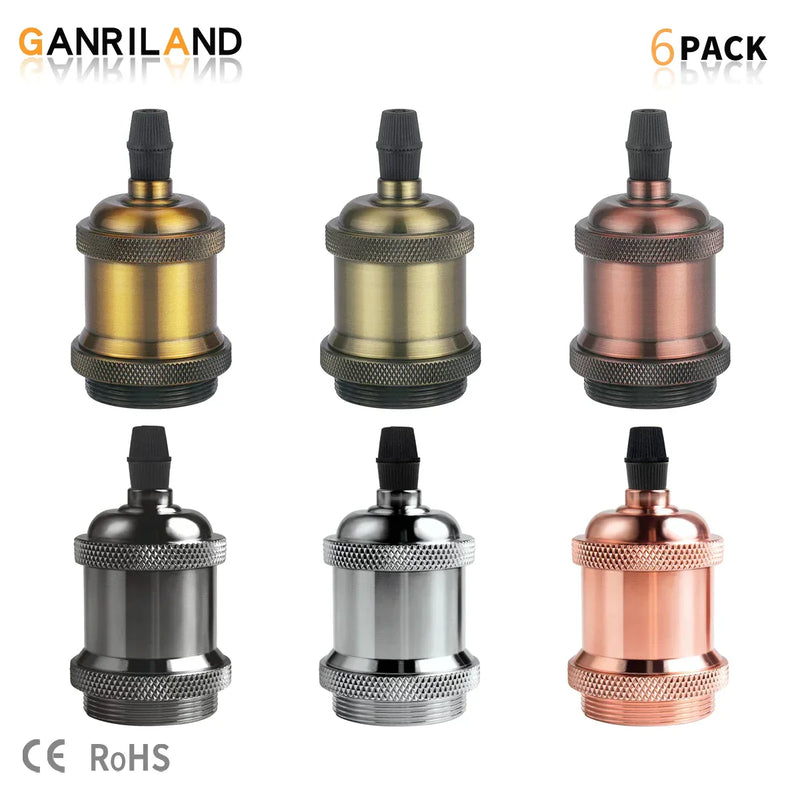 ™ Industrial Retro Lamp Holder Base E26 E27 Vintage Fitting for Pendant Ceiling Fixture