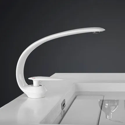 DecorBites™ Basin Faucet: Rose Gold/Black/Gold Bathroom Sink Mixer Tap made of Brass