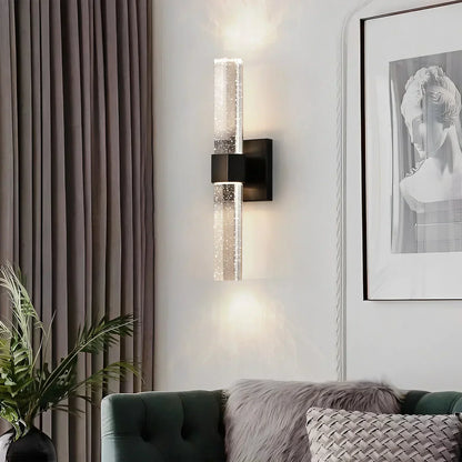 DecorBites™ Bubble Crystal LED Wall Lamp: Modern Bathroom Living Room Bedroom Sconce Lighting