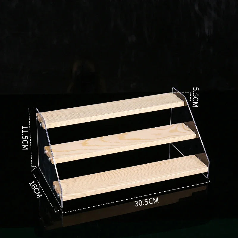 DecorBites™ Acrylic Makeup Organizer Display Stand - 5 Layer Clear Cosmetic Holder