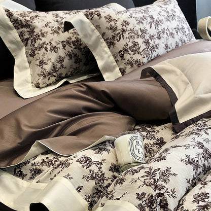DecorBites™ Egyptian Cotton Bedding Sets for Queen King Ru Size Bed Linens