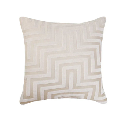 DecorBites™ Geometric Jacquard Throw Pillowcase Double Sided Luxury Cushion Cover