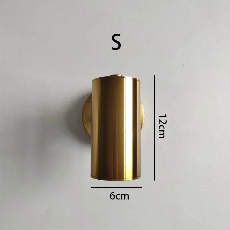 DecorBites™ Gold Iron Art LED Wall Lamp for Modern Living Room and Bedroom