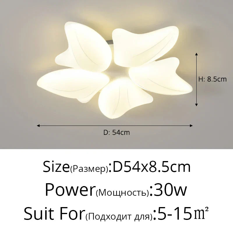 DecorBites™ Aisal Flower Ceiling Chandelier with Remote Dimming for Modern Home Decor