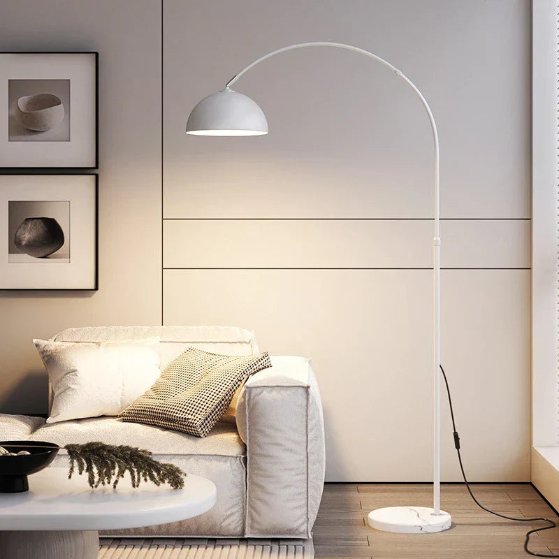DecorBites™ LED Marble Base Floor Lamp for Modern Living Room & Bedroom Lighting