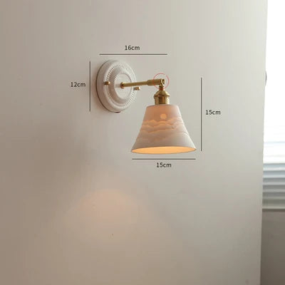 DecorBites™ Copper Arm LED Wall Sconce for Bedroom Bathroom Mirror Stair Light