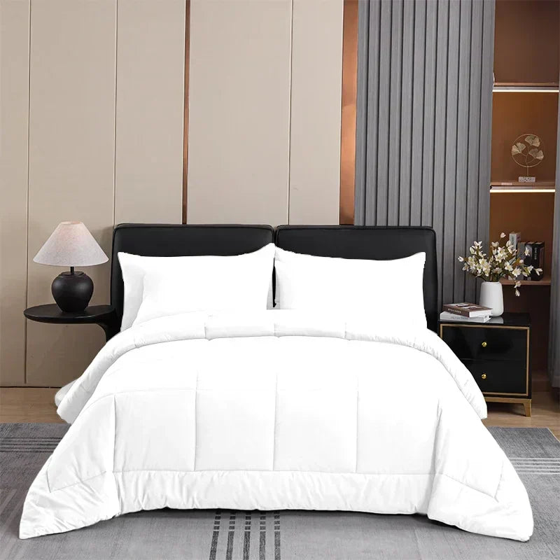 DecorBites™ King Size Quilted Comforter: Soft, Breathable, Durable, Machine Washable Blanket